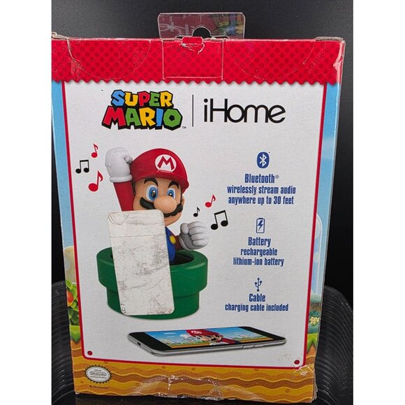 Nintendo Super Mario Bluetooth Speaker Portable Wireless Audio - Picture 5 of 7